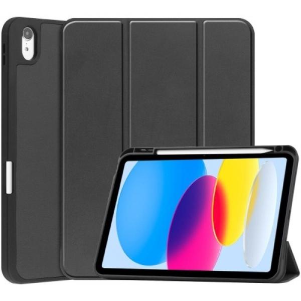 Etui Bizon Case Tab Lizard do Apple iPad 10 10.9 2022, czarne