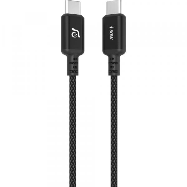 Kabel Adam Elements CASA S120 USB-C do USB-C, 60W, 1,2m, czarny