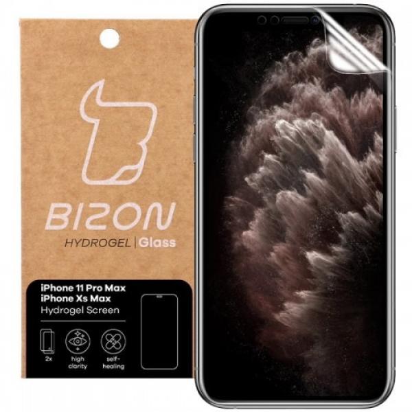 Folia hydrożelowa na ekran Bizon Glass Hydrogel, iPhone 11 Pro Max / Xs Max, 2 sztuki