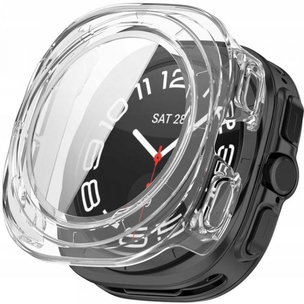 Etui + szkło Tech-Protect Defense do Galaxy Watch Ultra 2 / 1, przezroczyste