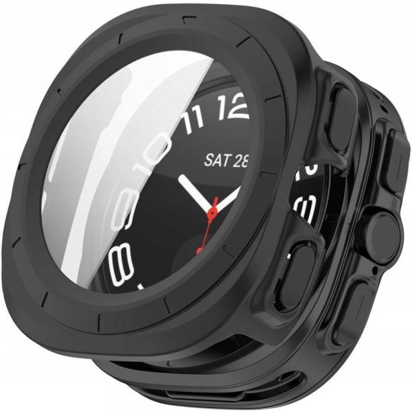 Etui + szkło Tech-Protect Defense do Galaxy Watch Ultra 2 / 1, czarne