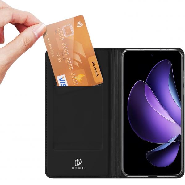 Etui z klapką Dux Ducis Skin Pro do OPPO Reno13 Pro, czarne