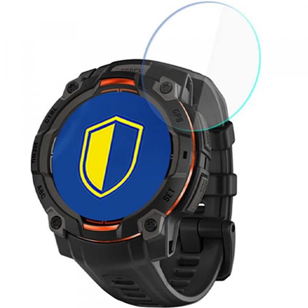 Szkło hybrydowe 3mk Watch Protection do Garmin Instinct 3 45 mm, 3 sztuki