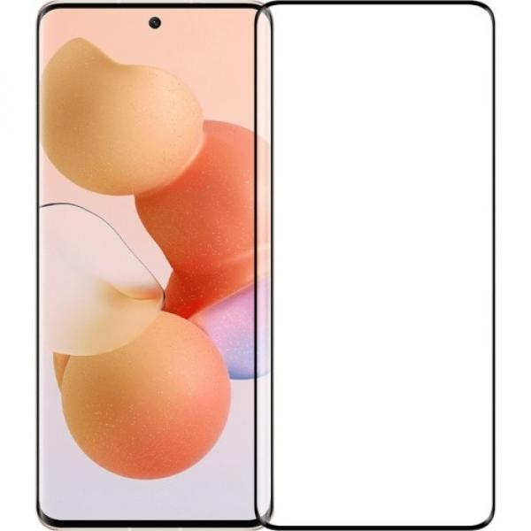 Szkło hartowane Mocolo TG + 3D Full Glue do Oppo Reno10 (CPH2531) / Reno 10 Pro, czarna ramka