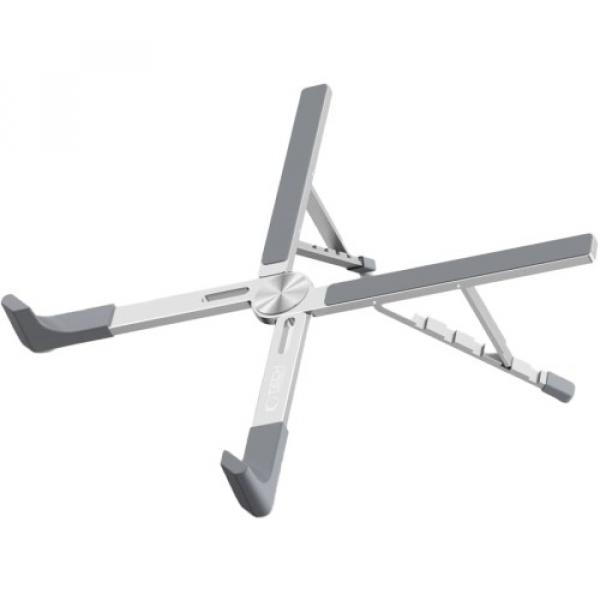 Metalowa podstawka pod laptopa Tech-Protect ULS300, srebrna