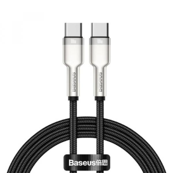 OUTLET: Kabel Baseus Cafule 100W 5A USB-C do USB-C 2m, czarny