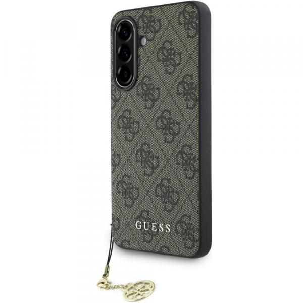 Etui Guess 4G Charms Collection do Galaxy A56 5G, brązowe
