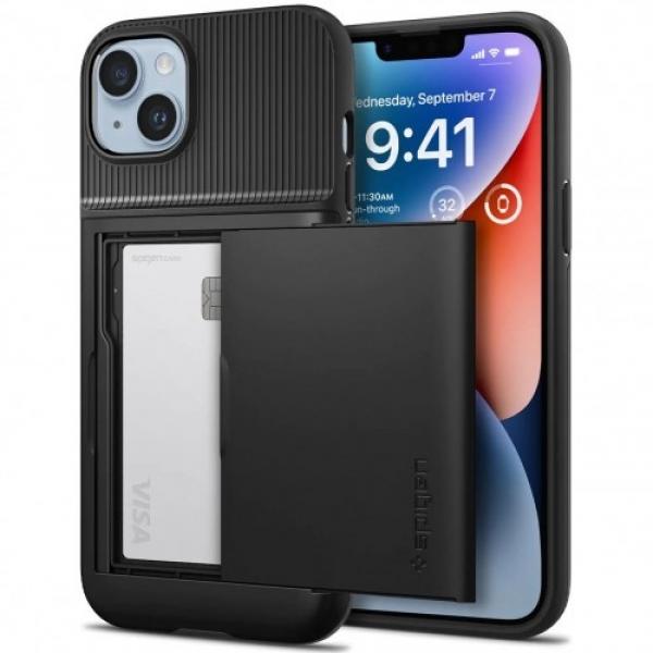 Etui Spigen Slim Armor CS do iPhone 14 Plus, czarne