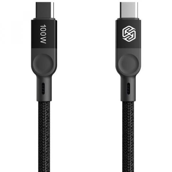 Kabel Nillkin MagCharge Cable USB-C do USB-C PD, 100W, 1m, czarny