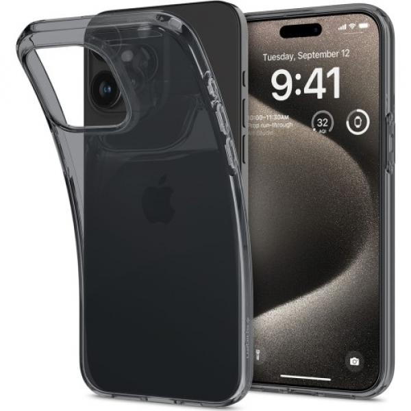 Etui Spigen Crystal Flex do iPhone 15 Pro Max, przydymione