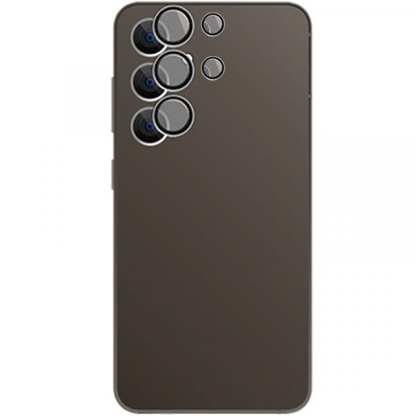 Szkło hartowane na aparat MyScreen Diamond Glass Camera Lens Cover dla Galaxy S25 Ultra, czarne