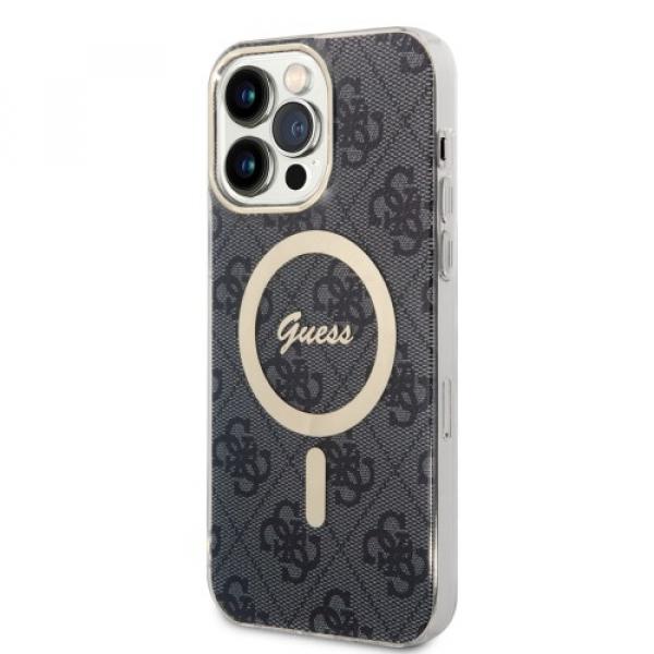 Etui Guess Hardcase 4G MagSafe do iPhone 15 Pro Max, czarne