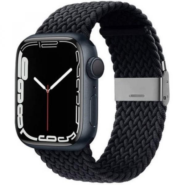 Pasek Crong Wave Band do Apple Watch 42/41/40/38 mm, grafitowy