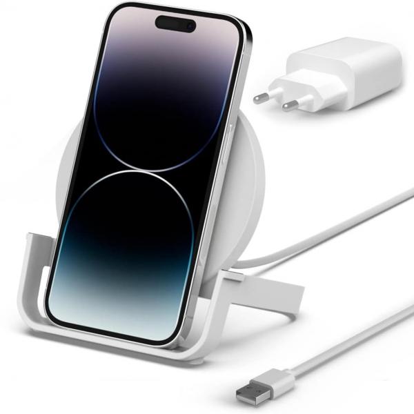 OUTLET: Ładowarka indukcyjna Belkin Boost Stand Qi 10W WIB001 (PSU), biała