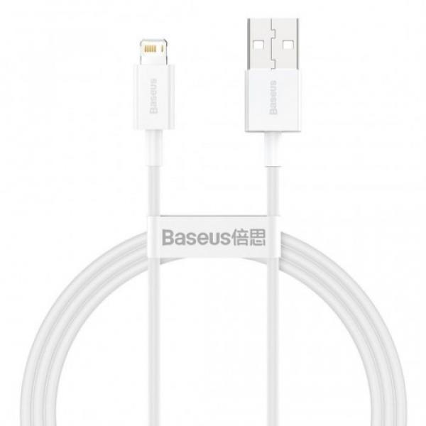 Kabel Baseus Superior USB-A do Lightning 2.4A 1m, biały