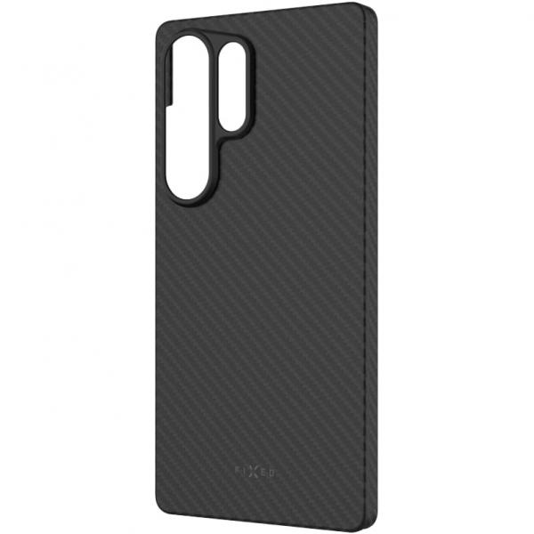 Etui z włókien aramidowych Fixed MagVelar do Galaxy S25 Ultra do MagSafe, czarne