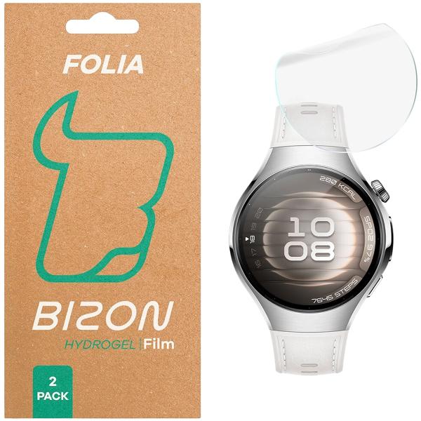 Folia hydrożelowa na ekran Bizon Glass Watch Hydrogel do Huawei Watch 5 42 mm, 2 sztuki