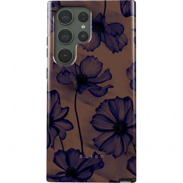 OUTLET: Etui Burga Velvet Night Tough do Galaxy S23 Ultra, brązowo-granatowe