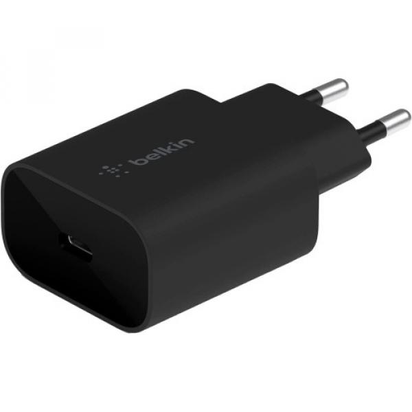 Ładowarka sieciowa Belkin Boost Wall USB-C PD 3.0 PPS 25W, czarna