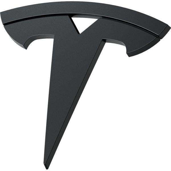 Osłona ochronna Spigen na emblemat/znaczek przedniej maski do Tesla Model 3 Highland 2024-25, czarna