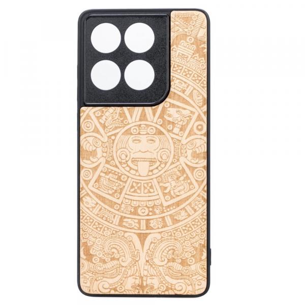 Drewniane etui do Motorola Edge 60 Pro, Bewood Kalendarz Aztecki Aniegre