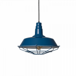 Lampa Wisząca Retro Loft niebieska 36cm E27 Abruzzo Patrone ABR-RRP-N-E27