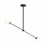 Lampa sufitowa OHIO 2 BLACK 1081PL_H1