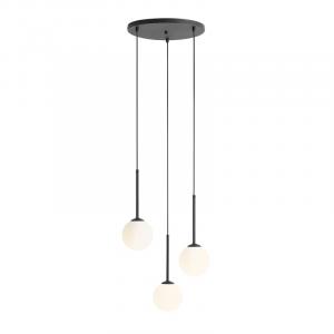 Lampa wisząca BOSSO 3 RING BLACK 1087E1_R