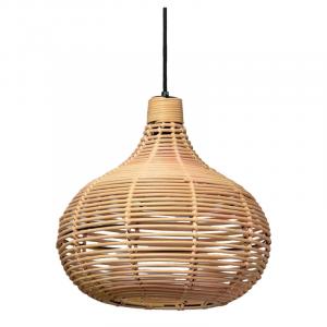 Lampa Wisząca Boho z Rattanu Abruzzo Lidia 37cm E27 ABR-LW16-BH-E27