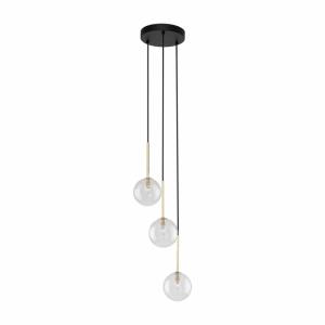 Lampa wisząca NILOS BLACK / GOLD 5942