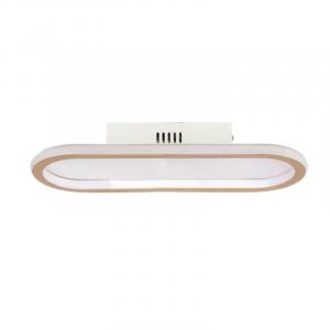 Plafon LED 25W Owalny Złoty Abruzzo Angelo 40cm ABR-PLKO-25W-40CM-CCT