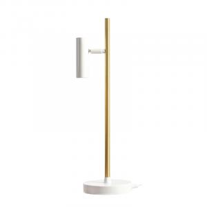 Lampa biurkowa TREVO WHITE BRASS 1097B40