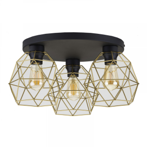 Lampa sufitowa GALAXY BLACK/GOLD 3458