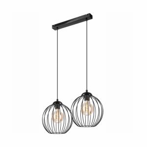 Lampa wisząca ZOYA LM-2.162 2-punktowa czarna 45405