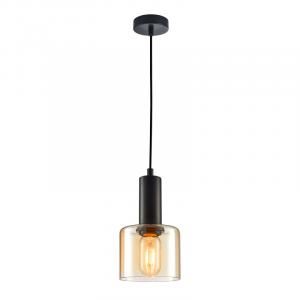 Lampa wisząca Santia PND-65342-1-BK+AMB