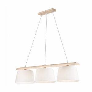 Lampa wisząca AIDA LD-3.98 3-punktowa drewniana 35147