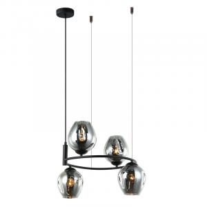 Lampa wisząca Roxane MDM-4045-4 BK+SG