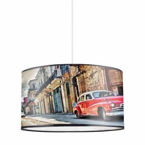 Lampa wisząca CUBA RED 8726