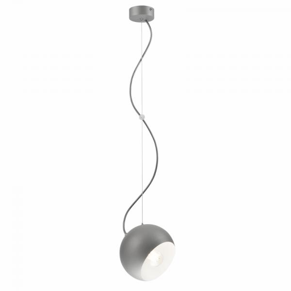 Lampa wisząca Inez LM-1.109 srebrna 37509