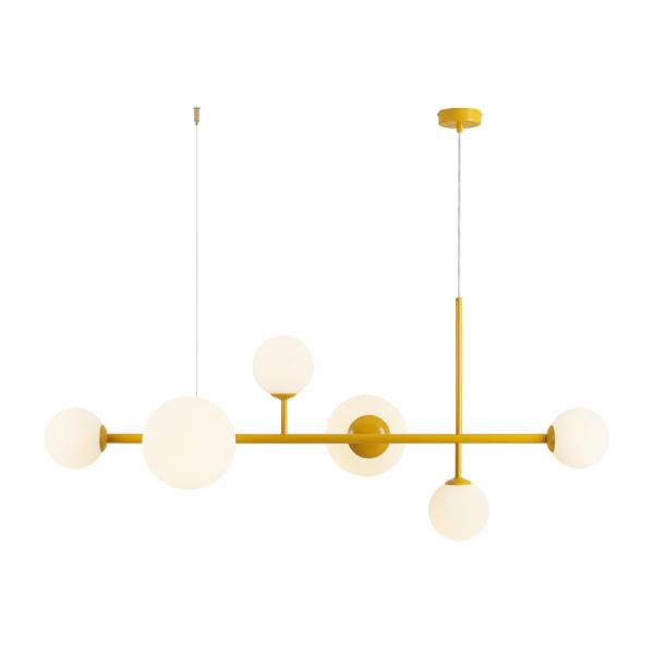 Lampa wisząca DIONE 6 MUSTARD 1092K14