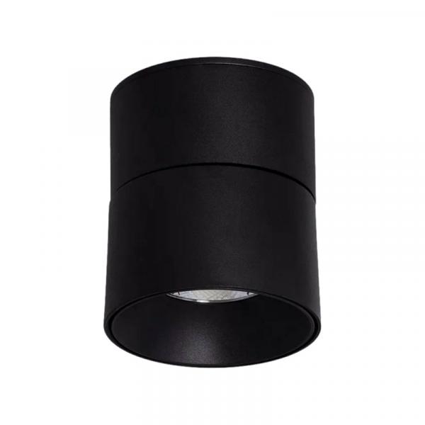 Lampa punktowa Czarna 15W Spot LED 2700-3200K Abruzzo Romeo 11x9cm ABR-LPR-15W-C-WW