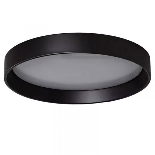 Plafon LED 31W Okrągły Czarny 3 Barwy Świecenia CCT Czarny 56cm Abruzzo Nero ABR-PLON-30W-CCT