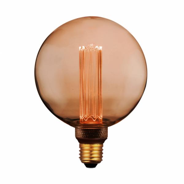 Żarówka dekoracyjna DecoVintage Led G125 Amber Pillar E27 4W 200lm 1800K 17735