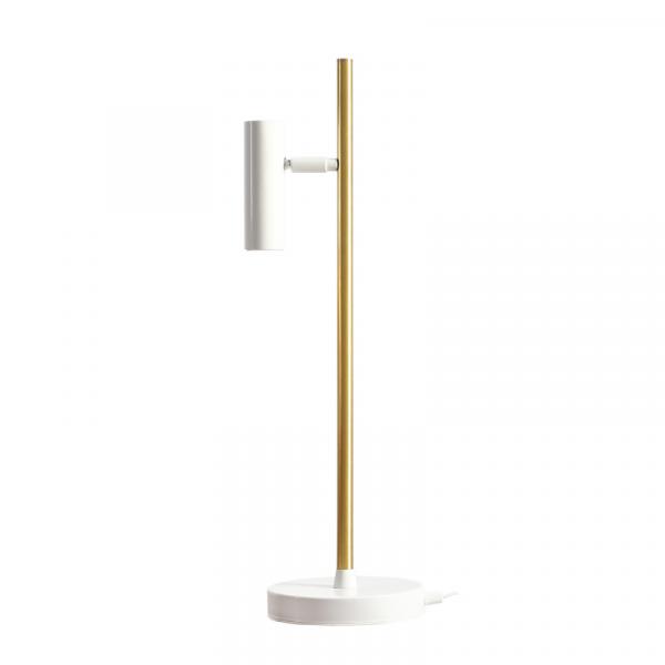 Lampa biurkowa TREVO WHITE BRASS 1097B40