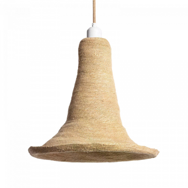 Lampa Wisząca Boho z Włókna Naturalnego Abruzzo Chiara E27 56cm ABR-LW2-BH-E27