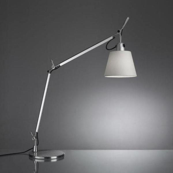 Lampa biurkowa TOLOMEO BASCULANTE Szara