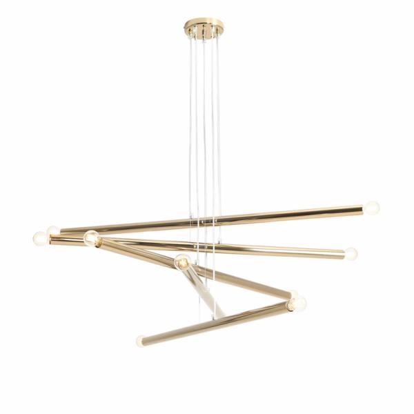 Lampa wisząca TUBO 10 GOLD 1072M30