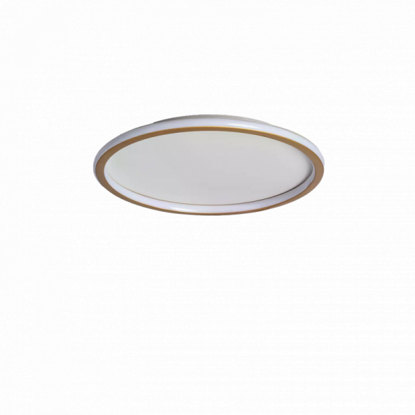 Plafon LED 36W Okrągły Złoty CCT 3000K/4000K/6000K 60cm Abruzzo Angelo ABR-PLO-36W-60CM-CCT