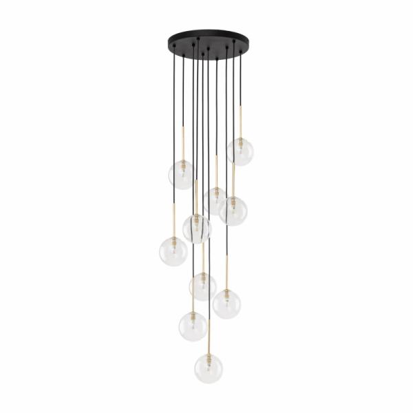 Lampa wisząca NILOS BLACK / GOLD 5944