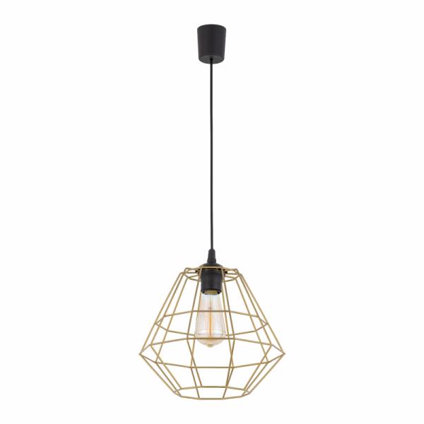 Lampa wisząca DIAMOND NEW BLACK/GOLD 4641